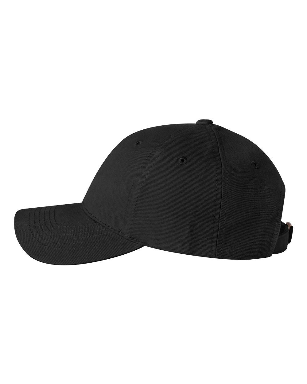 Heavy Brushed Twill Structured Cap - Side - B28895500 - Black