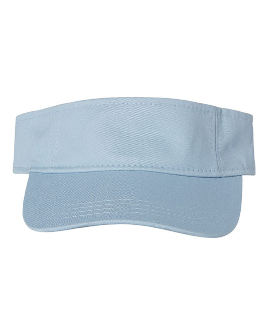 Bio-Washed Visor - Front - B29495250 - Baby Blue