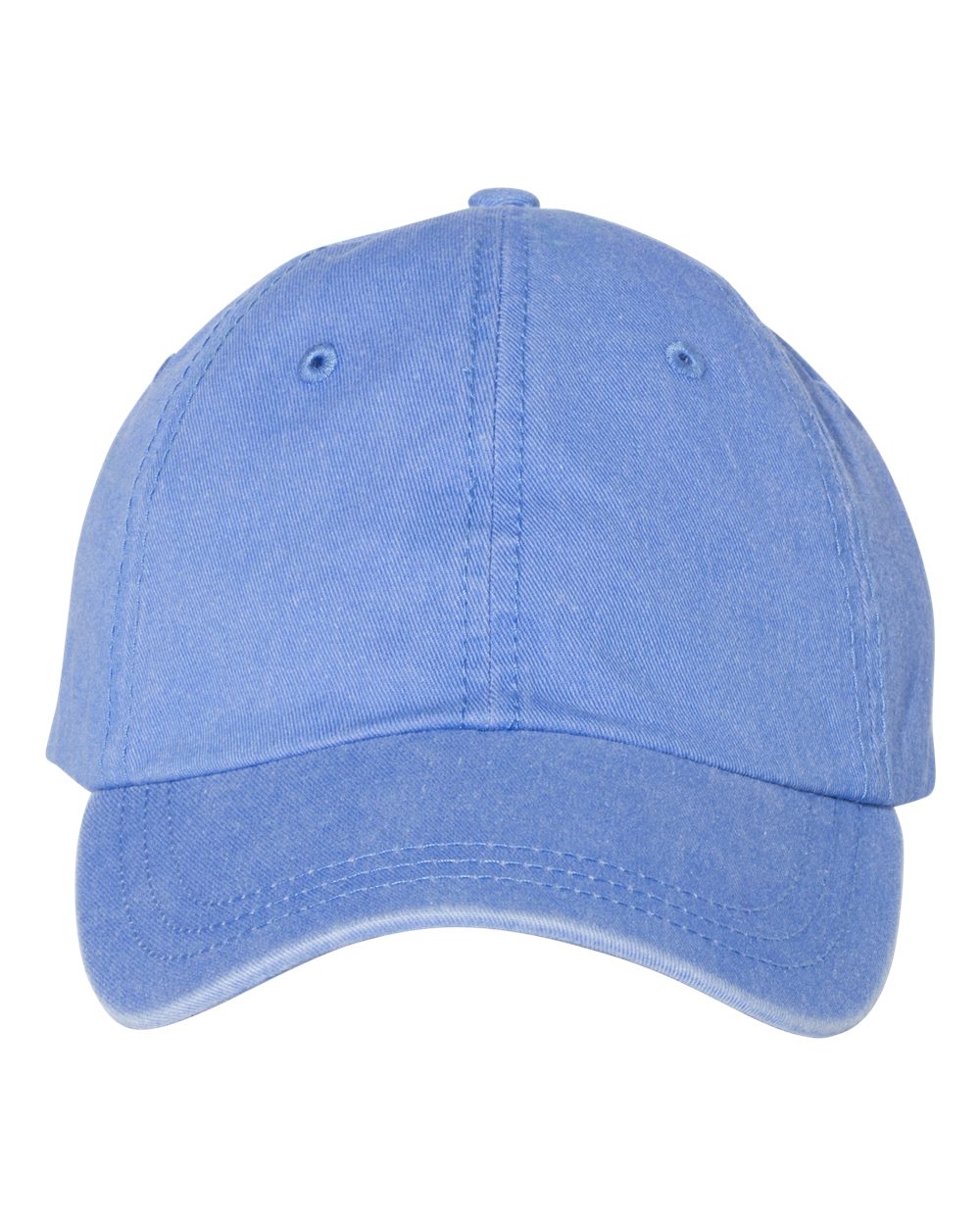 Pigment-Dyed Cap - Front - B49995450 - Periwinkle