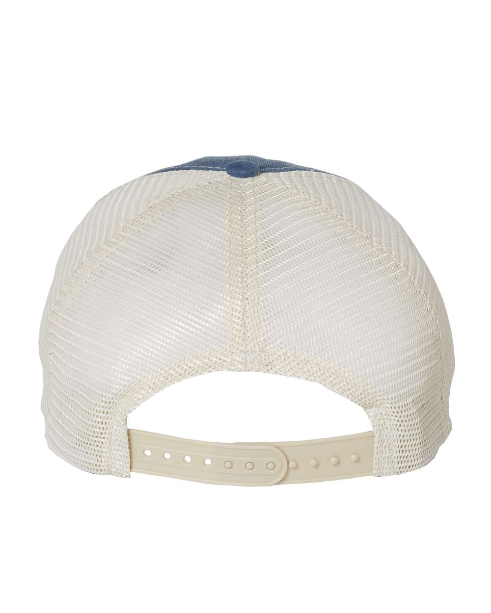 Pigment-Dyed Trucker Cap - Back - B50295750 - Royal/ Stone