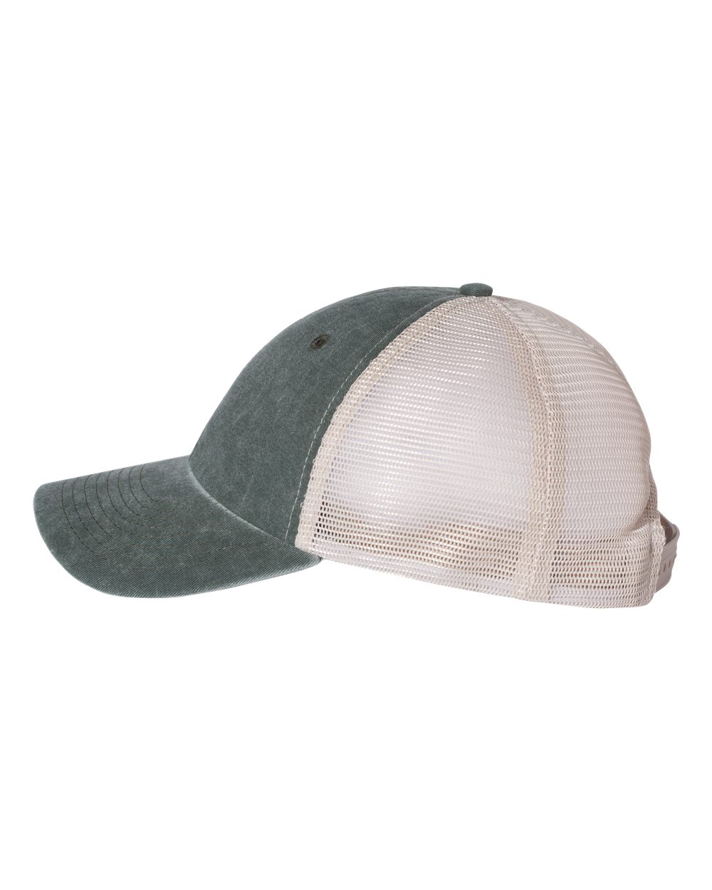 Pigment-Dyed Trucker Cap - DirectSide - B50295540 - Forest/ Stone