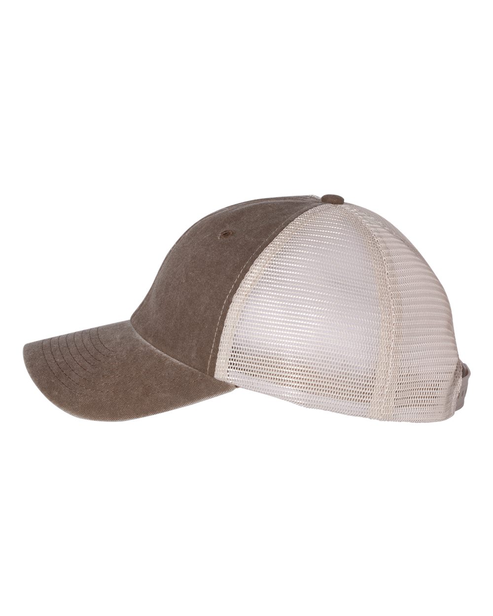 Pigment-Dyed Trucker Cap - DirectSide - B50295550 - Brown/ Stone