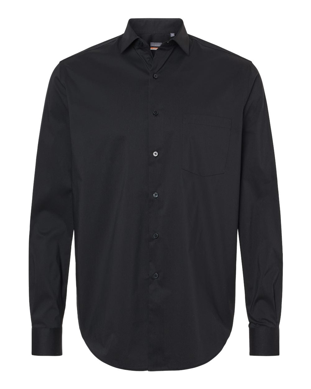 Men's Stainshield Essential Shirt - Front - B55397508 - Black
