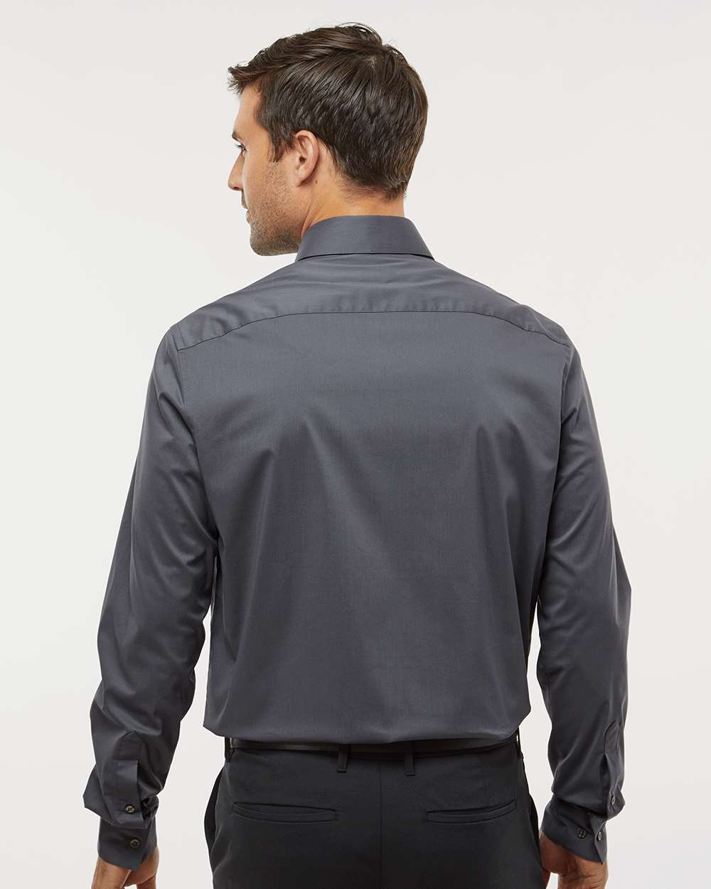 Men's Stainshield Essential Shirt - OnModelBack - B55397583 - Iron Gate