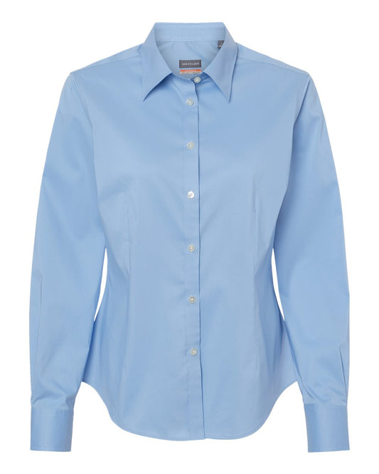 Women's Stainshield Essential Shirt - Front - B55697253 - Bel Air Blue