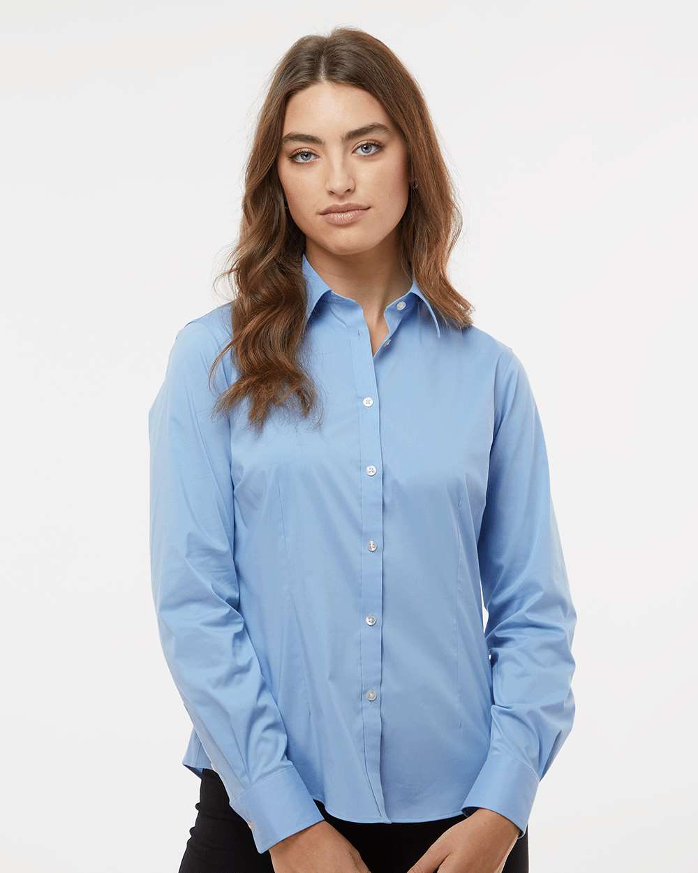 Women's Stainshield Essential Shirt - OnModelFront - B55697253 - Bel Air Blue