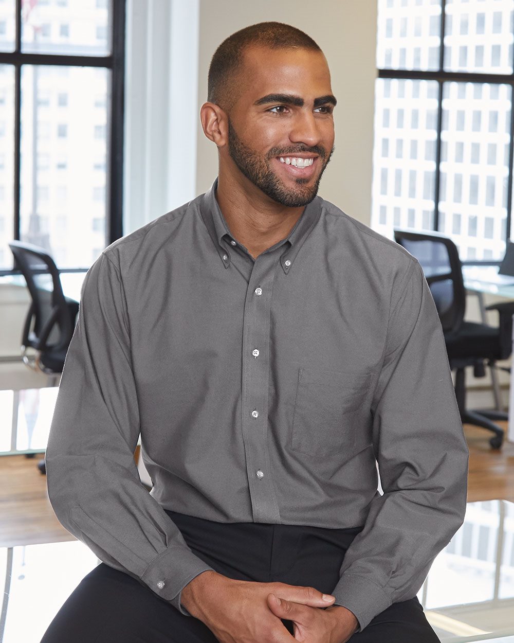 Men's Oxford Shirt - styleImage