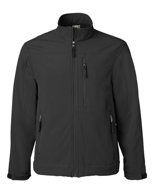 Men's Soft Shell Jacket - Front - B64552503 - Black
