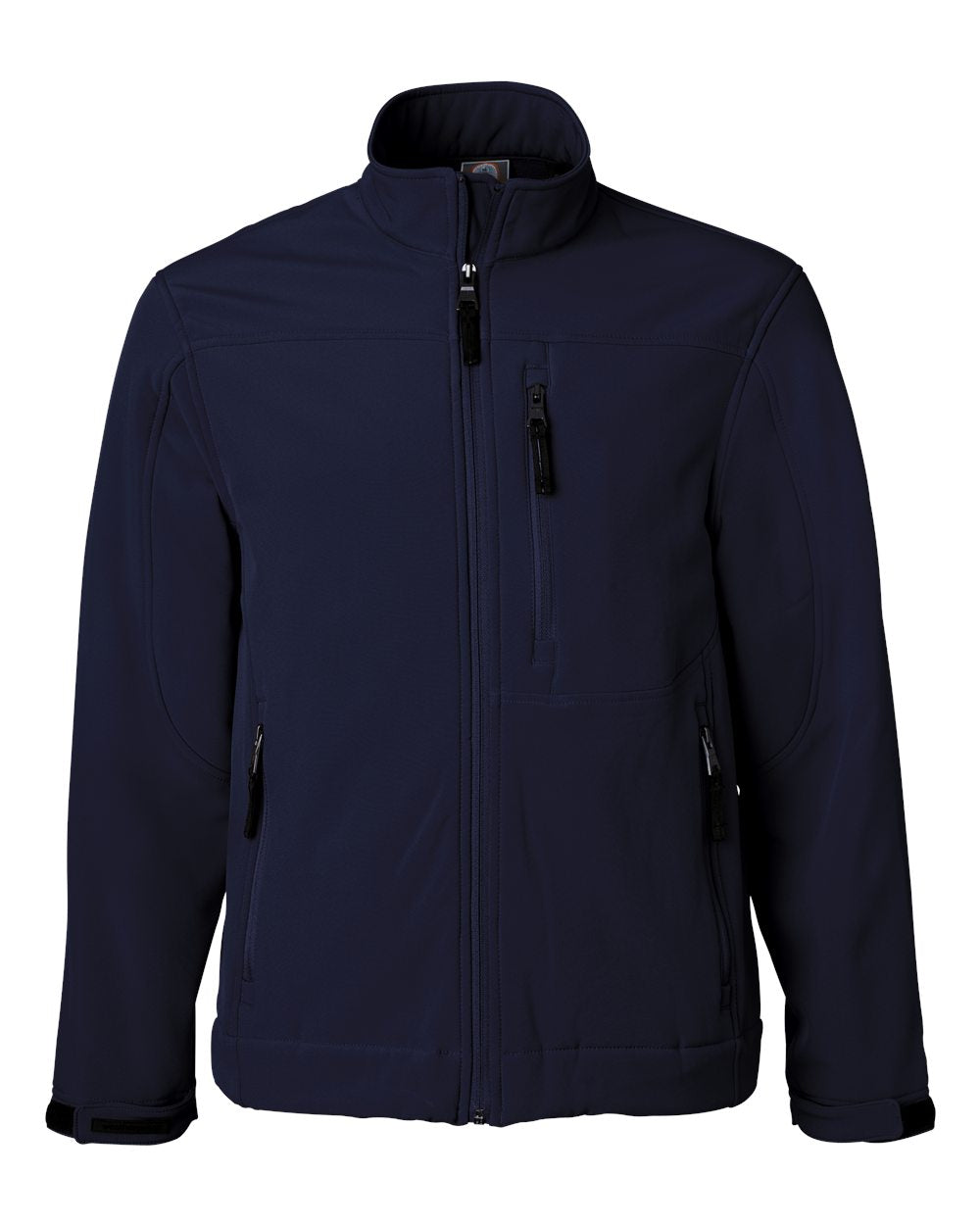 Men's Soft Shell Jacket - Front - B64552653 - Navy