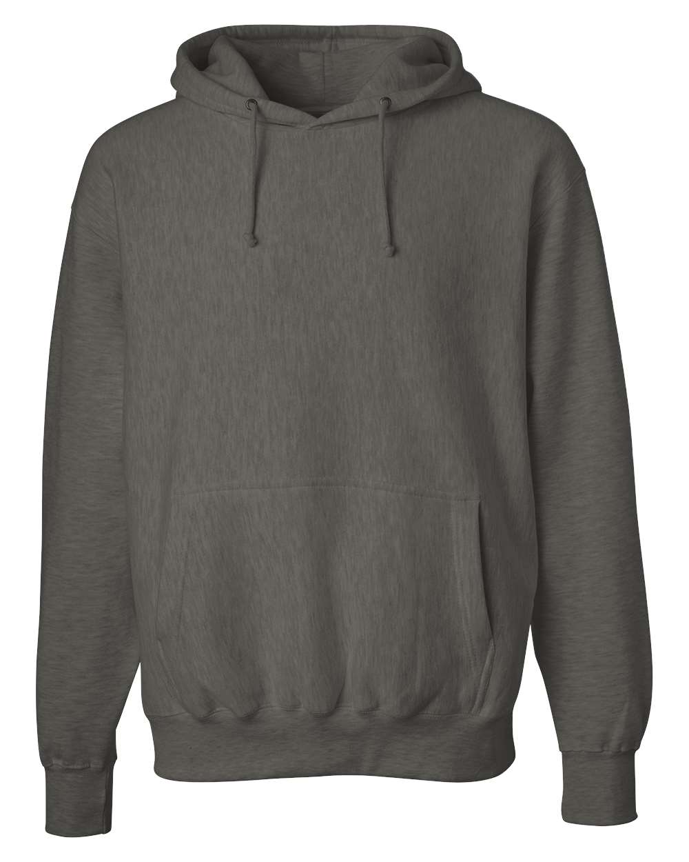 Unisex Cross Weave™ Hooded Sweatshirt - Front - B20252093 - Charcoal