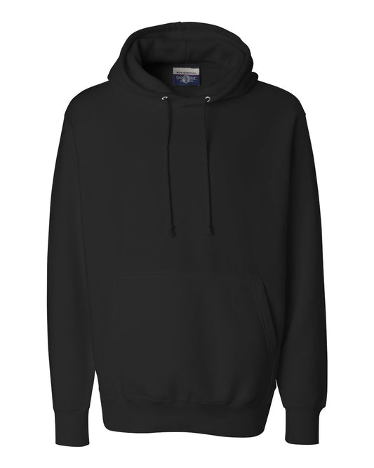 Unisex Cross Weave™ Hooded Sweatshirt - Front - B20252502 - Black