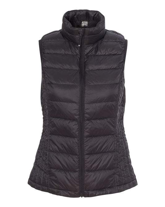 Women's 32 Degrees Packable Down Vest - Front - B28452503 - Black