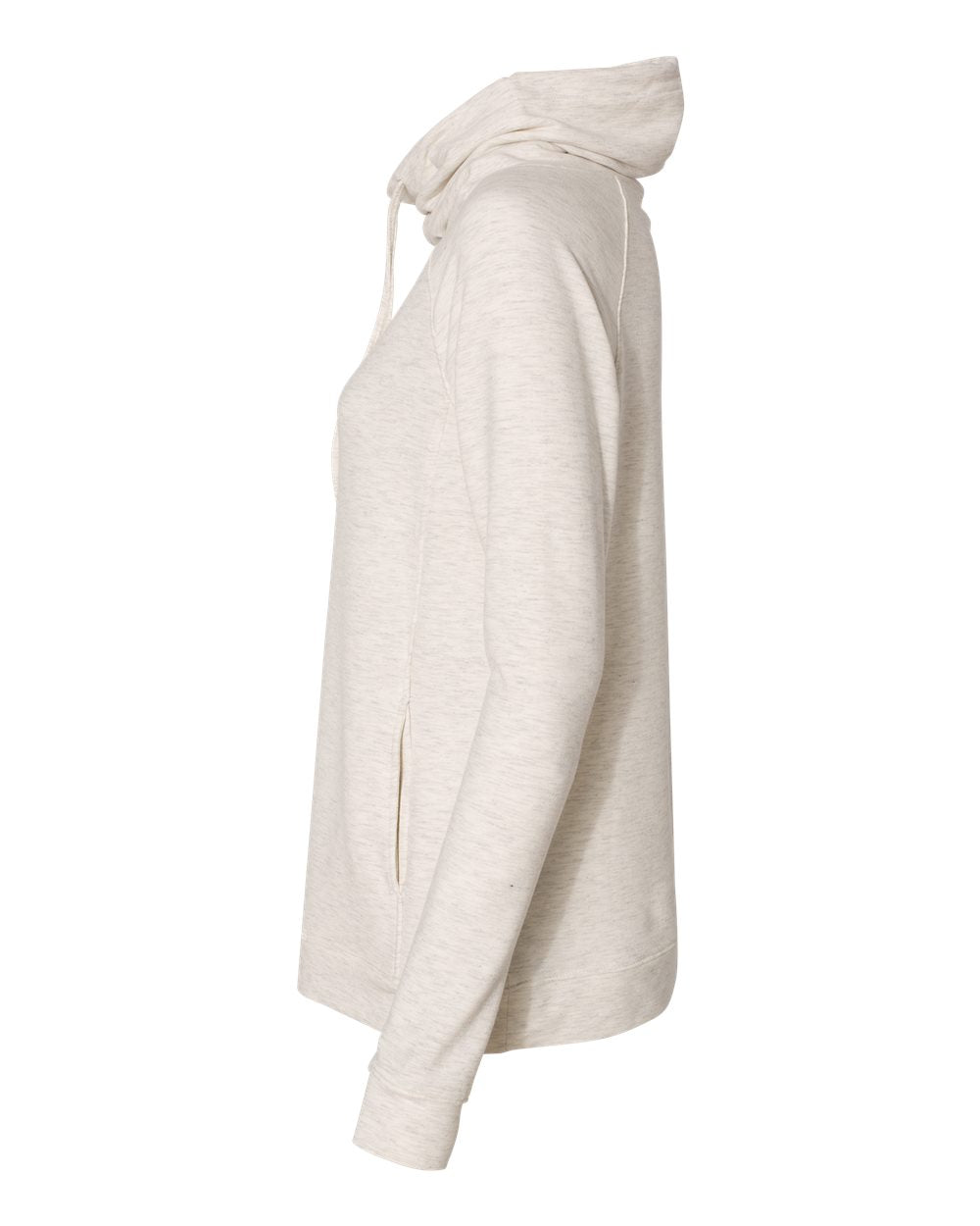 Women’s HeatLast™ Fleece Faux Cashmere Funnel Neck Sweatshirt - DirectSide - B10352243 - Oatmeal
