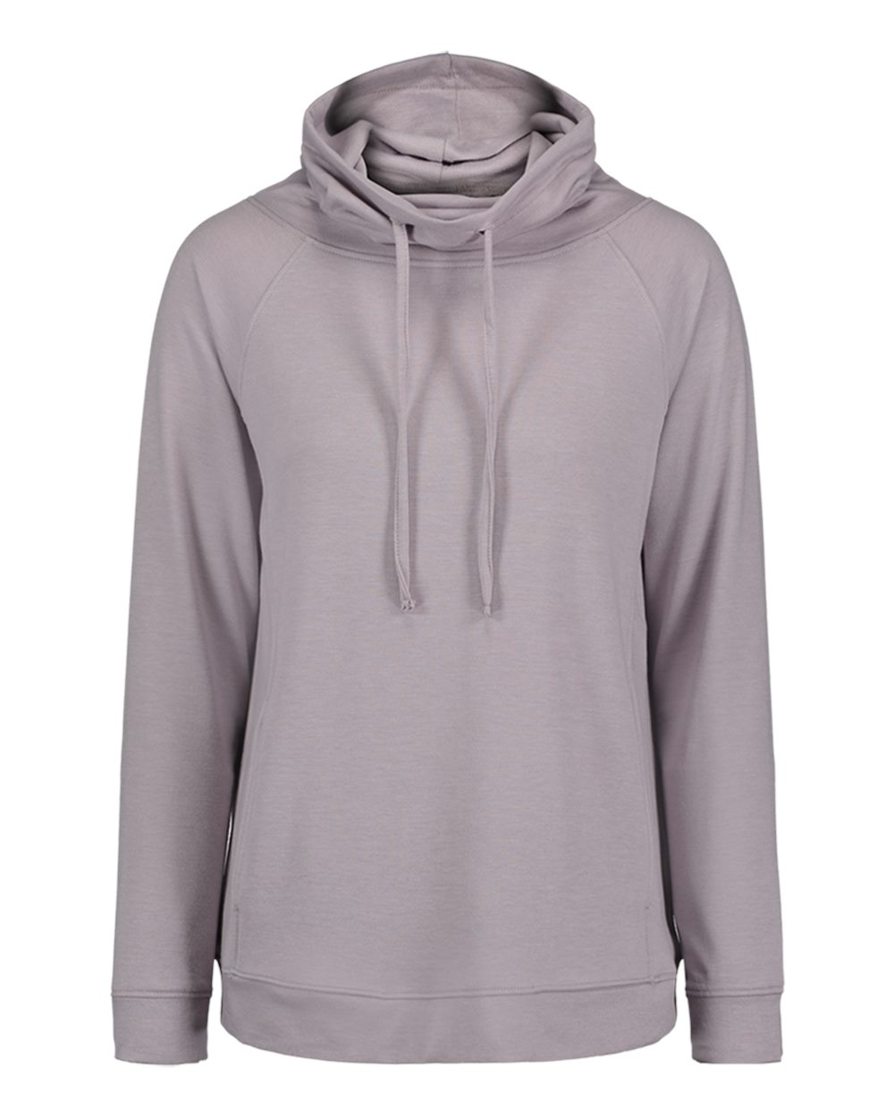 Women’s HeatLast™ Fleece Faux Cashmere Funnel Neck Sweatshirt - Front - B10352673 - Orchid Hush