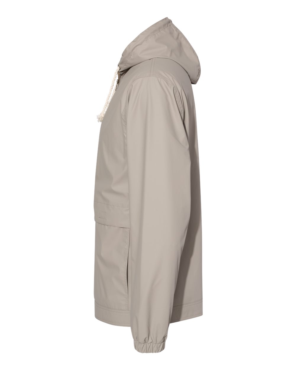 Unisex Vintage Hooded Rain Jacket - DirectSide - B04452772 - Khaki
