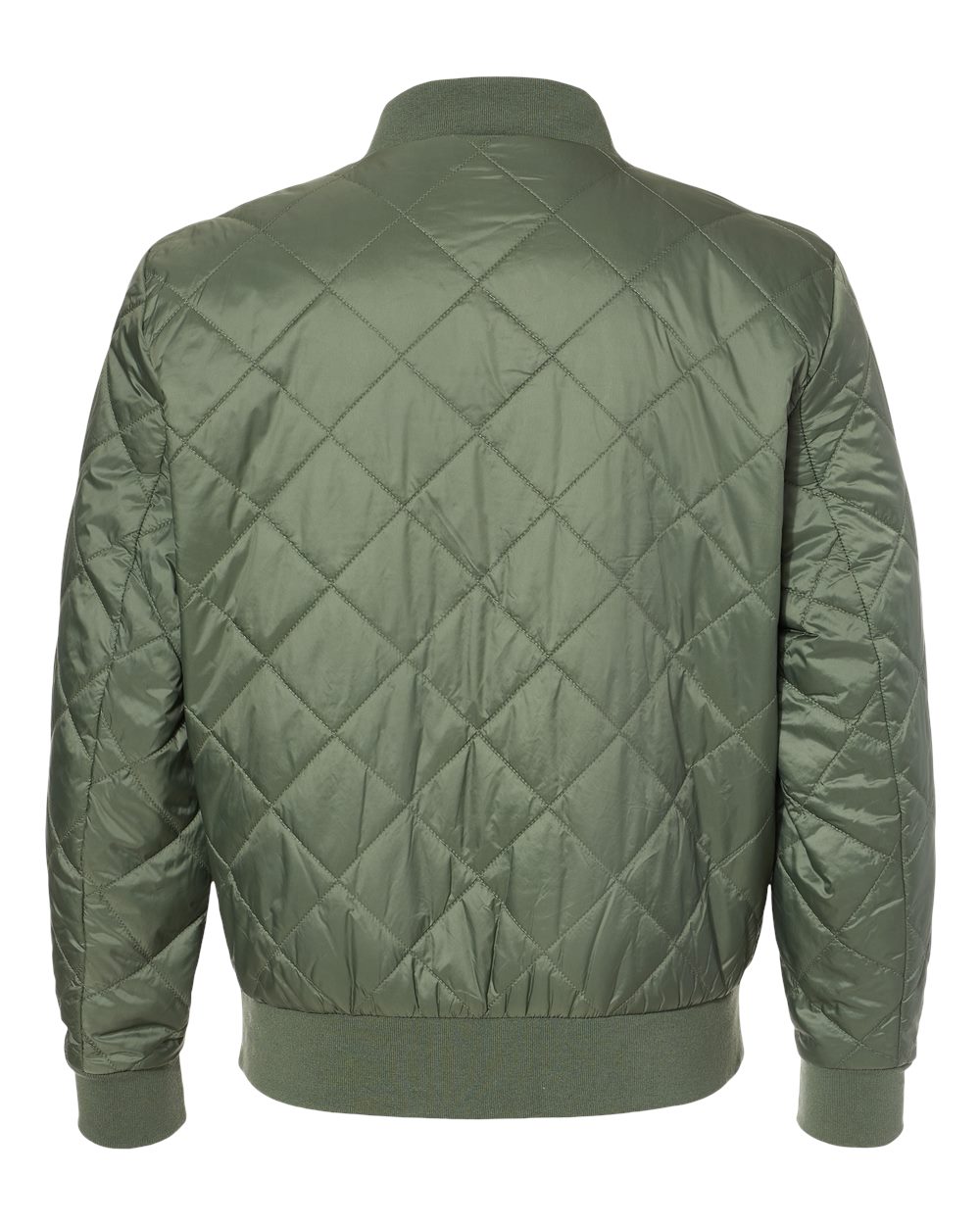 Men's HeatLast™ Quilted Packable Bomber - Back - B06052623 - Olive Grey