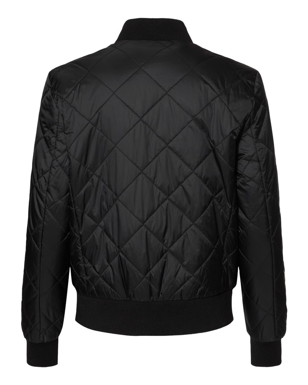 Women's HeatLast™ Quilted Packable Bomber - Back - B06652503 - Black
