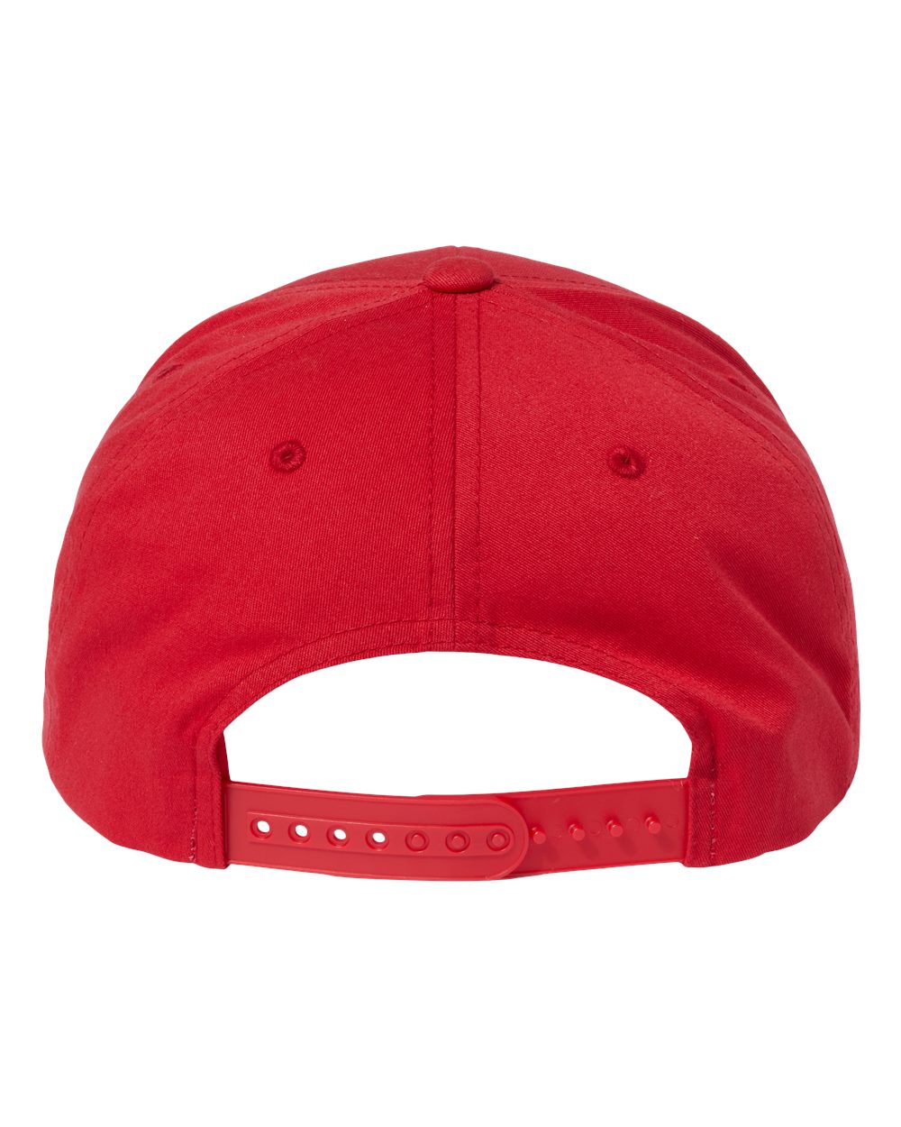 CVC Snapback Cap - Back - B79495700 - Red