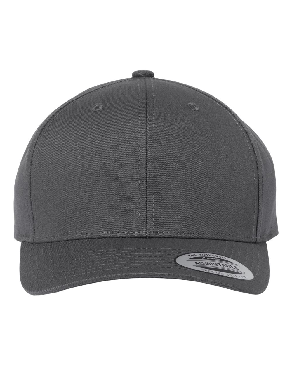 CVC Snapback Cap - Front - B79495090 - Charcoal