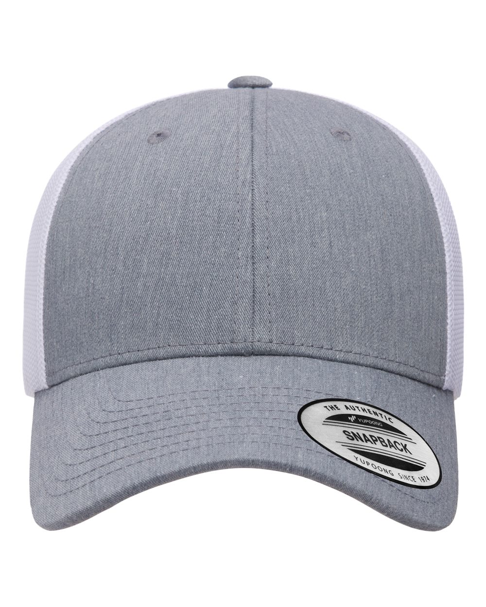 Elite Cap - Front - B13295010 - Heather/ White