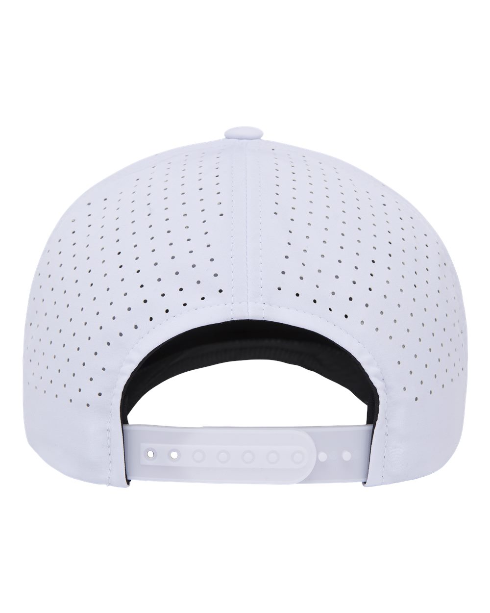 Five-Panel Snapback with Perforated Cap - Back - B33895000 - White