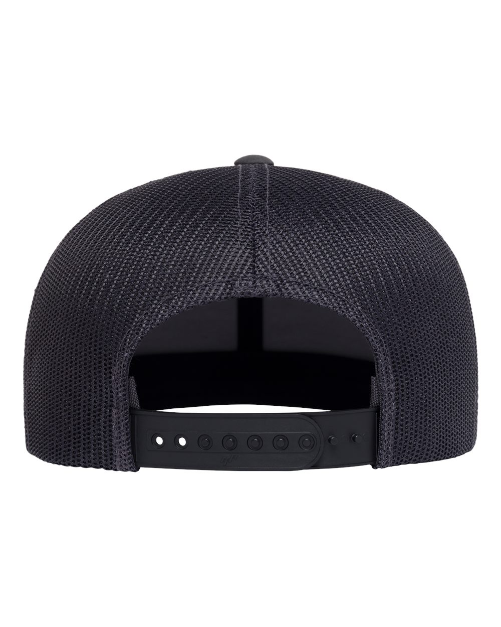 Retro High Profile Trucker Cap - Back - B33995590 - Charcoal