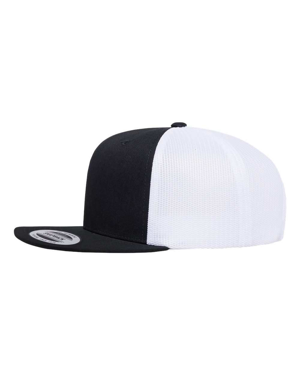 Retro High Profile Trucker Cap - DirectSide - B33995100 - Black/ White