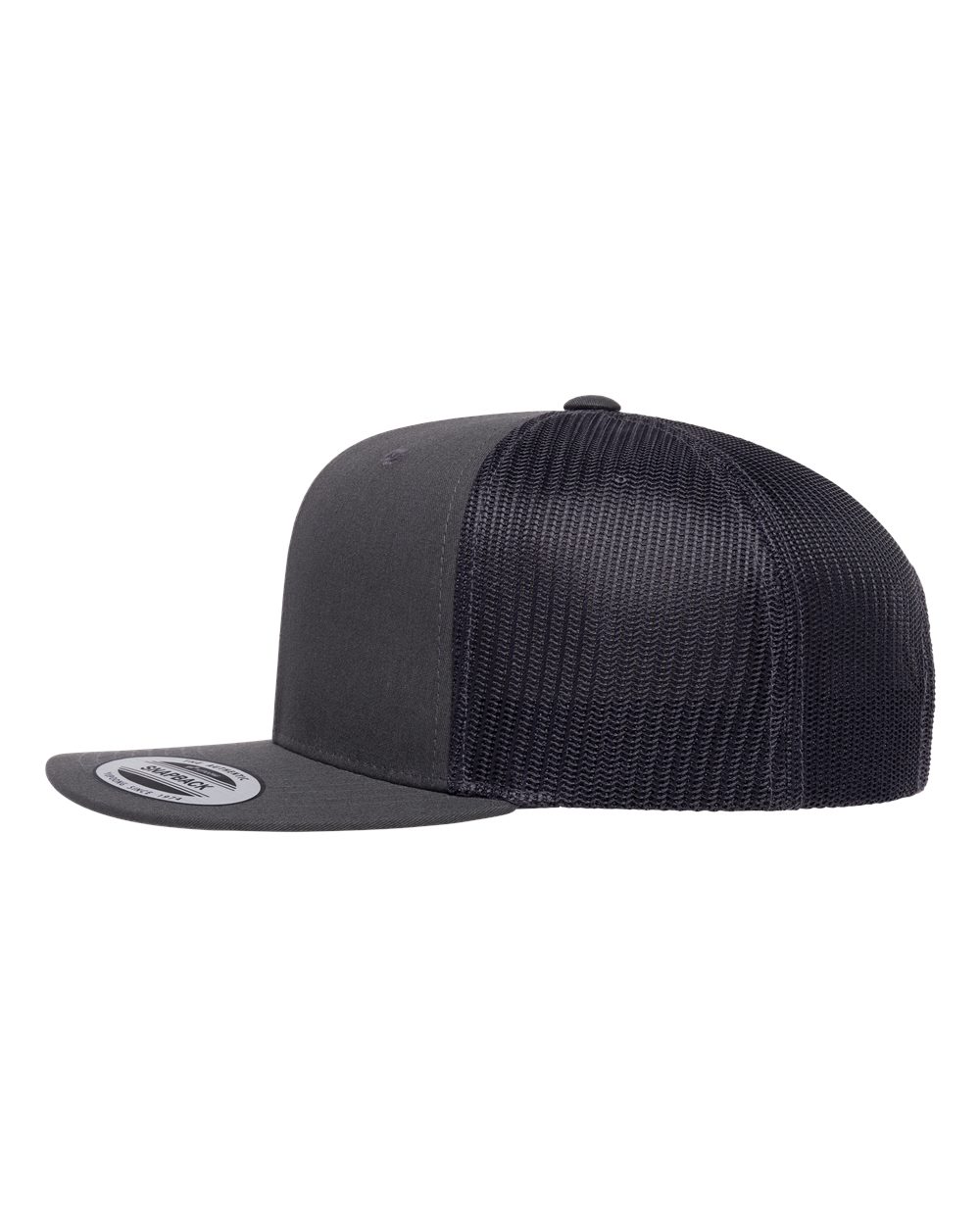 Retro High Profile Trucker Cap - DirectSide - B33995590 - Charcoal