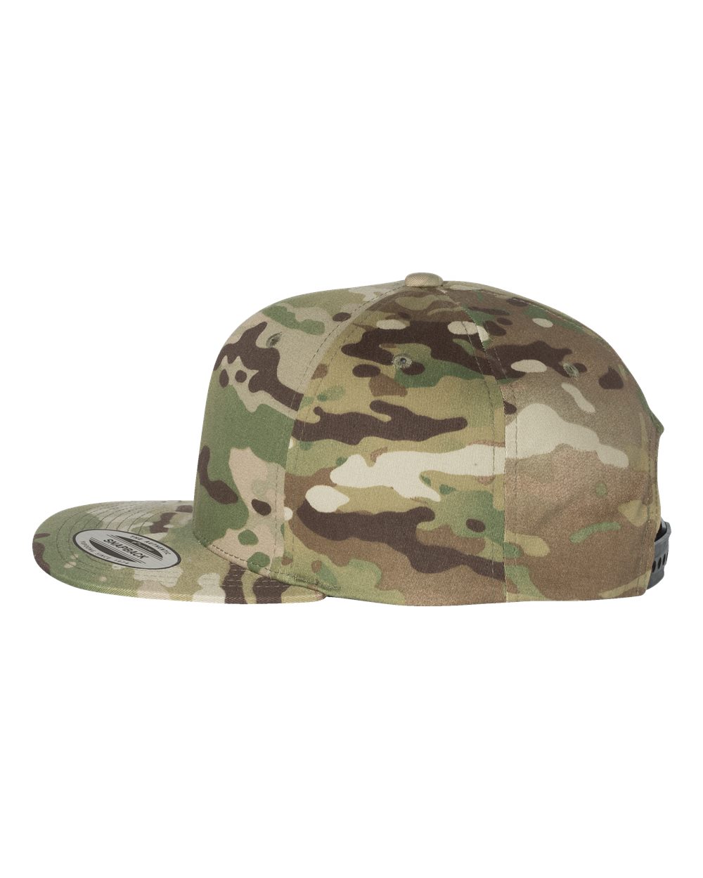 Premium Flat Bill Snapback Cap - DirectSide - B76095600 - Multicam Green