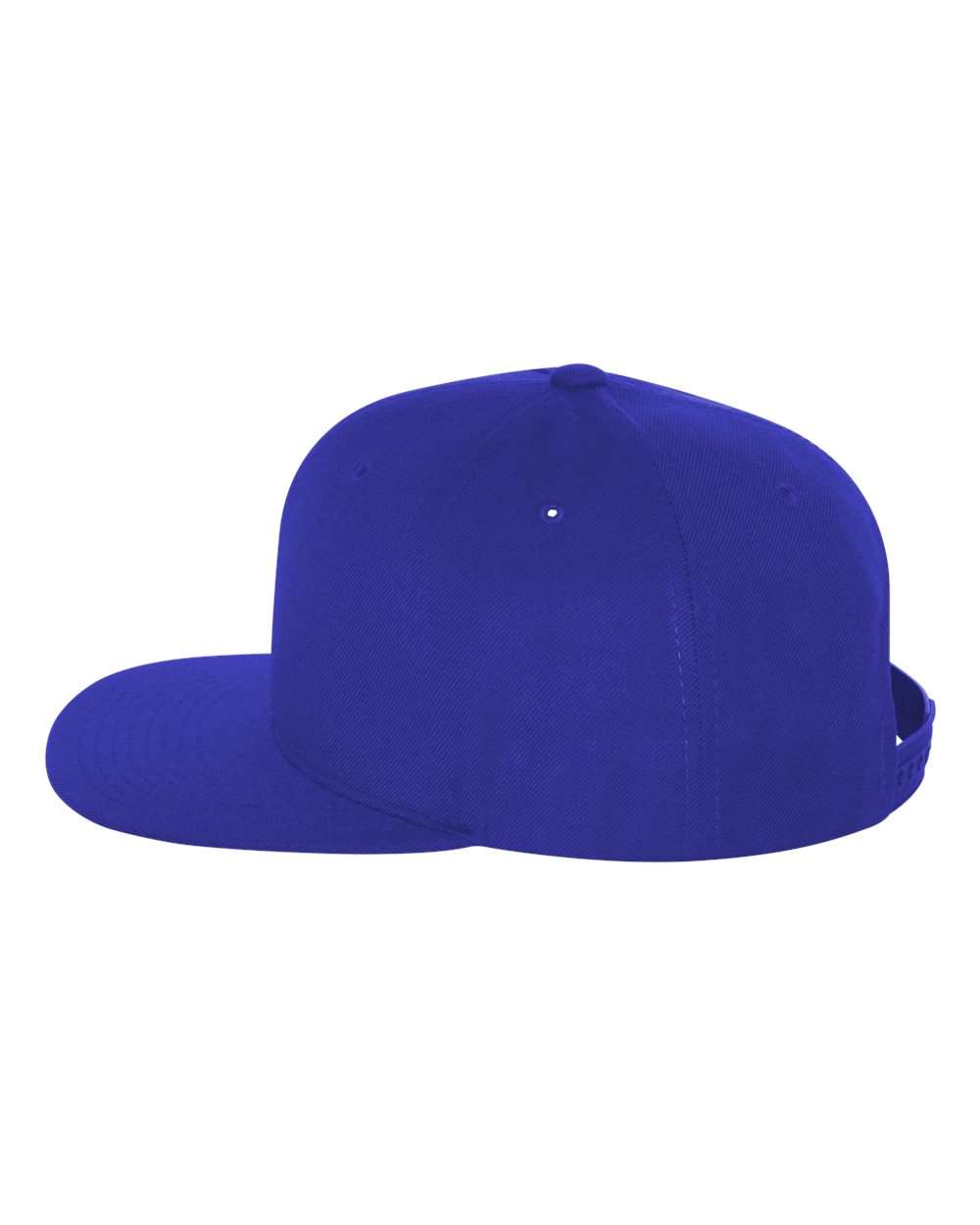 Premium Flat Bill Snapback Cap - DirectSide - B76095750 - Royal Blue