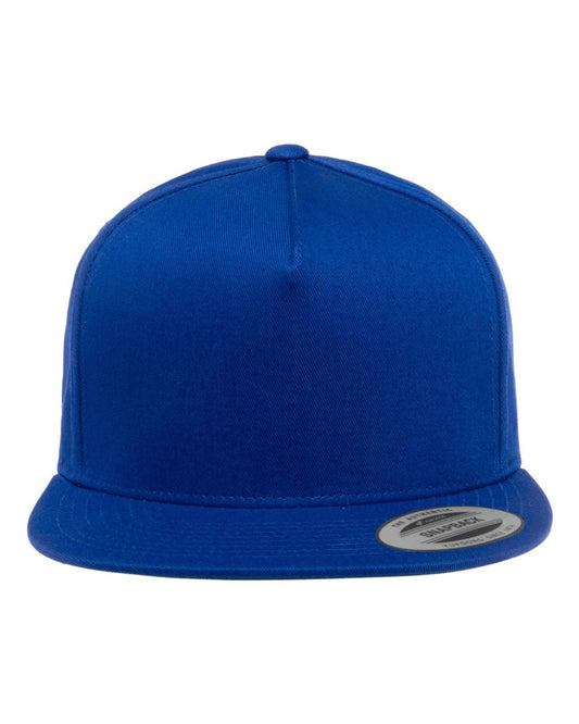 Five-Panel Cotton Twill Snapback Cap - styleImage