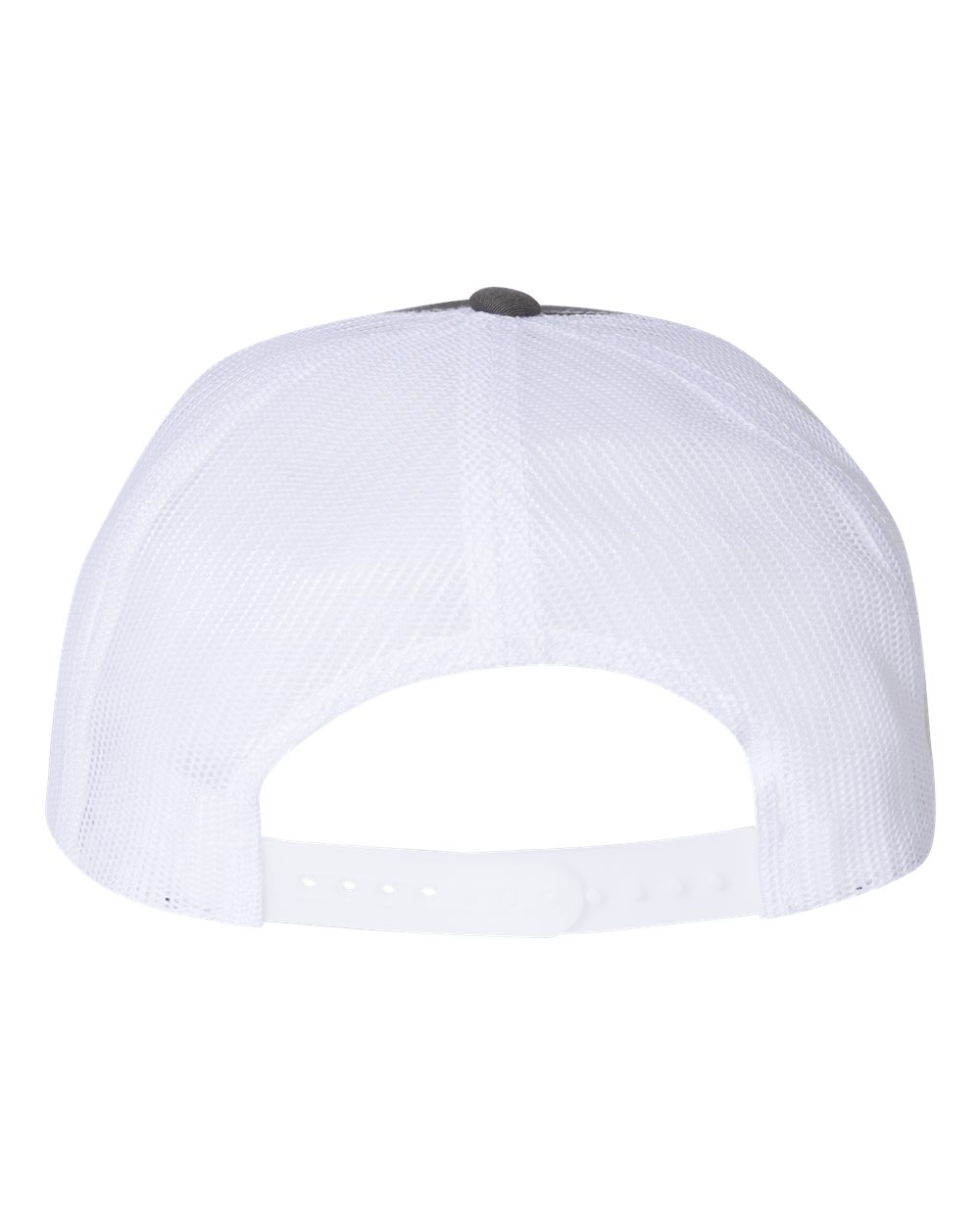 Five-Panel Classic Trucker Cap - Back - B61595100 - Charcoal/ White