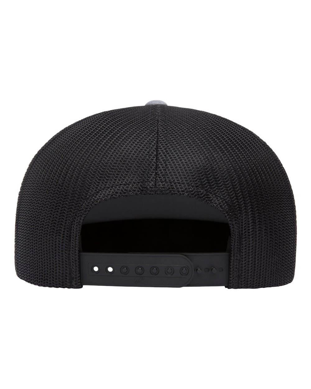 Five-Panel Classic Trucker Cap - Back - B61595590 - Heather/ Black