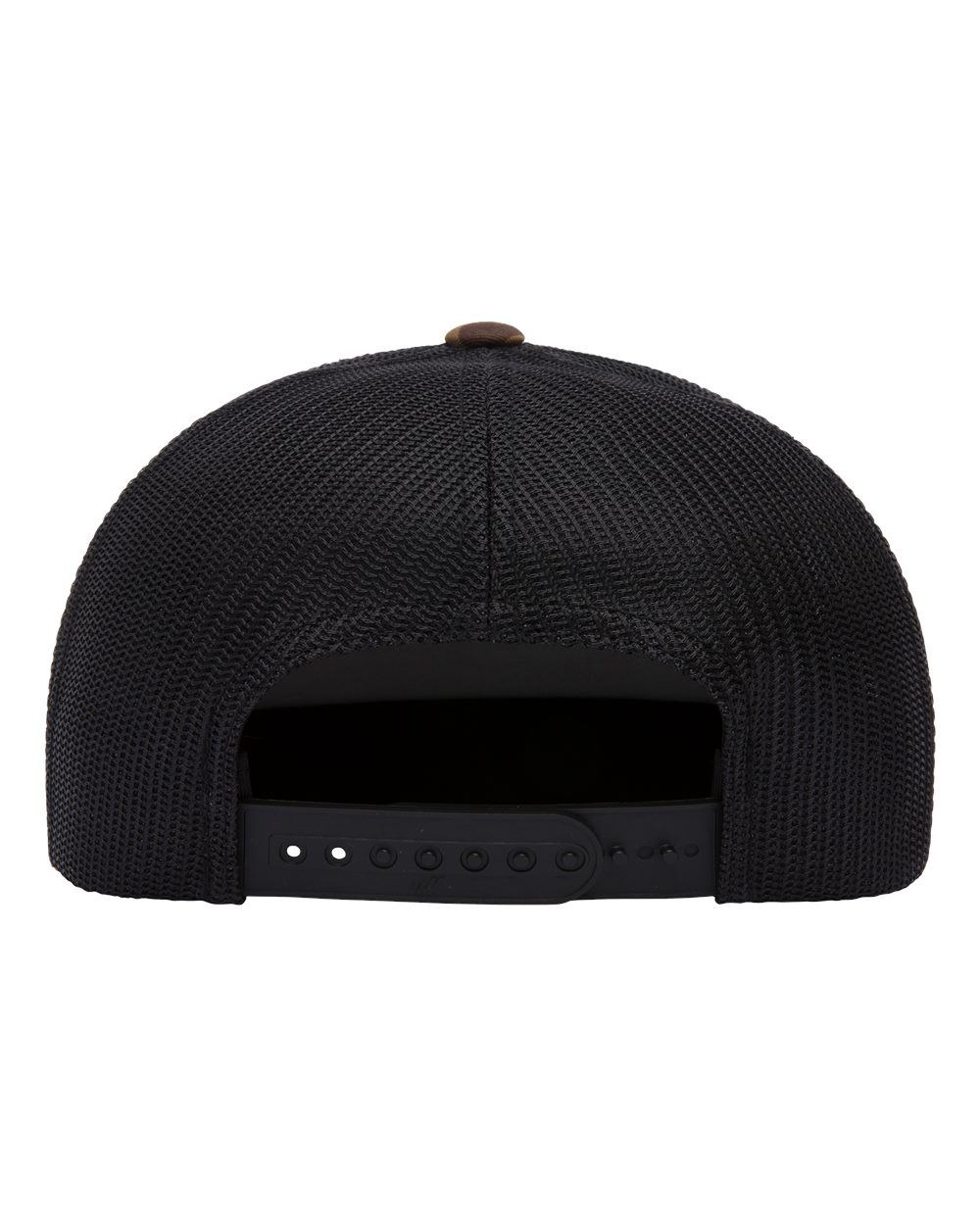 Five-Panel Classic Trucker Cap - Back - B61595970 - Green Camo/ Black