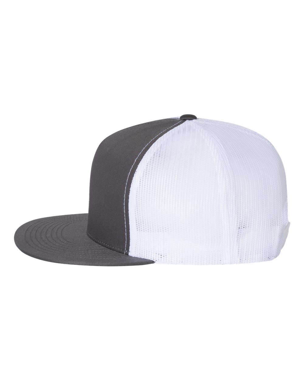 Five-Panel Classic Trucker Cap - DirectSide - B61595100 - Charcoal/ White