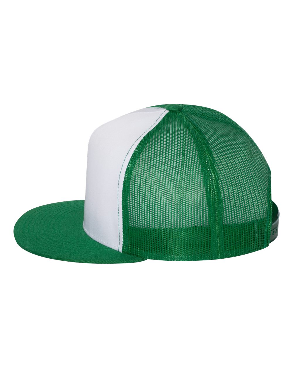 Five-Panel Classic Trucker Cap - DirectSide - B61595600 - Kelly/ White/ Kelly