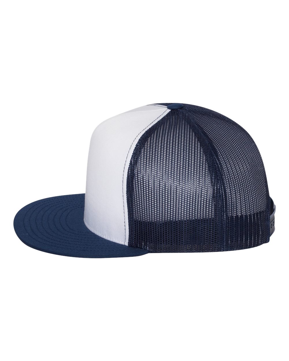 Five-Panel Classic Trucker Cap - DirectSide - B61595630 - Navy/ White/ Navy