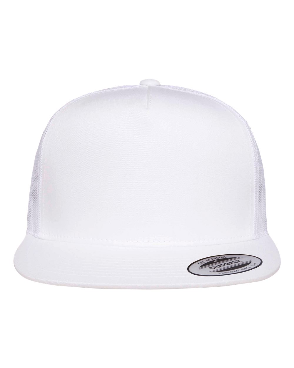 Five-Panel Classic Trucker Cap - Front - B61595000 - White