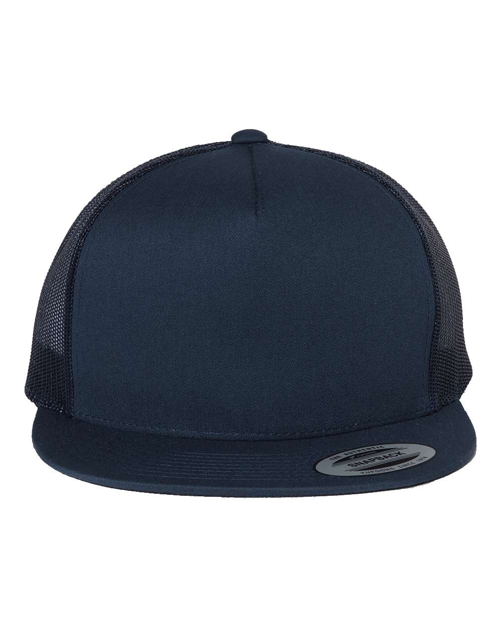 Five-Panel Classic Trucker Cap - Front - B61595650 - Navy
