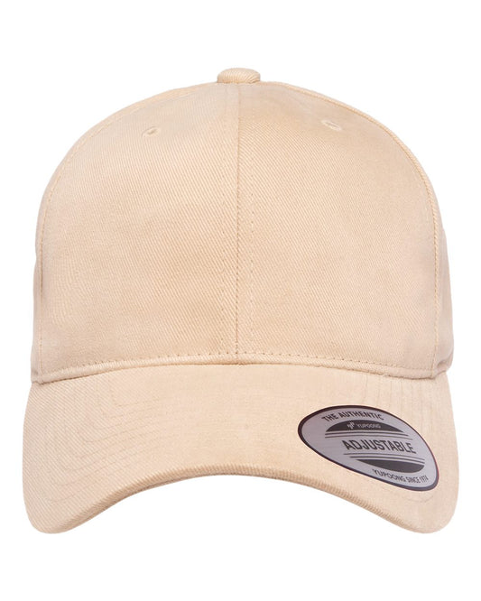 Structured Brushed Twill Cap - Front - B73995730 - Putty