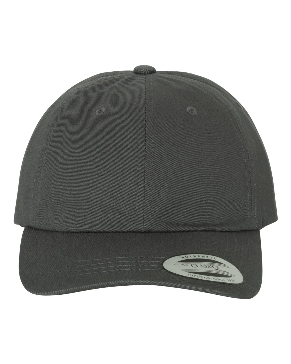 Classic Dad Hat - Front - B18695580 - Dark Grey