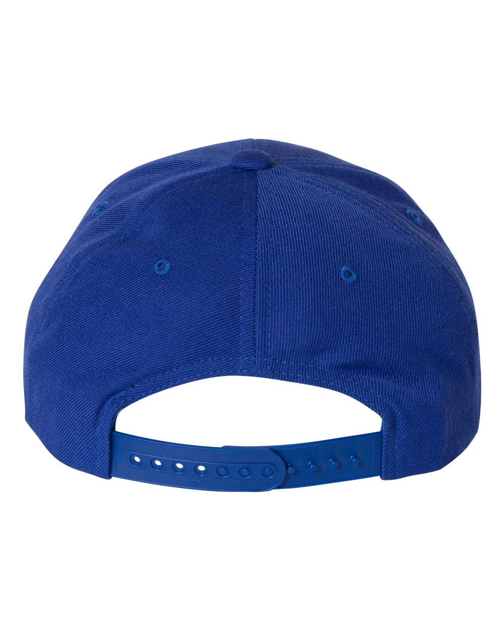 Premium Curved Bill Snapback Cap - Back - B08895750 - Royal