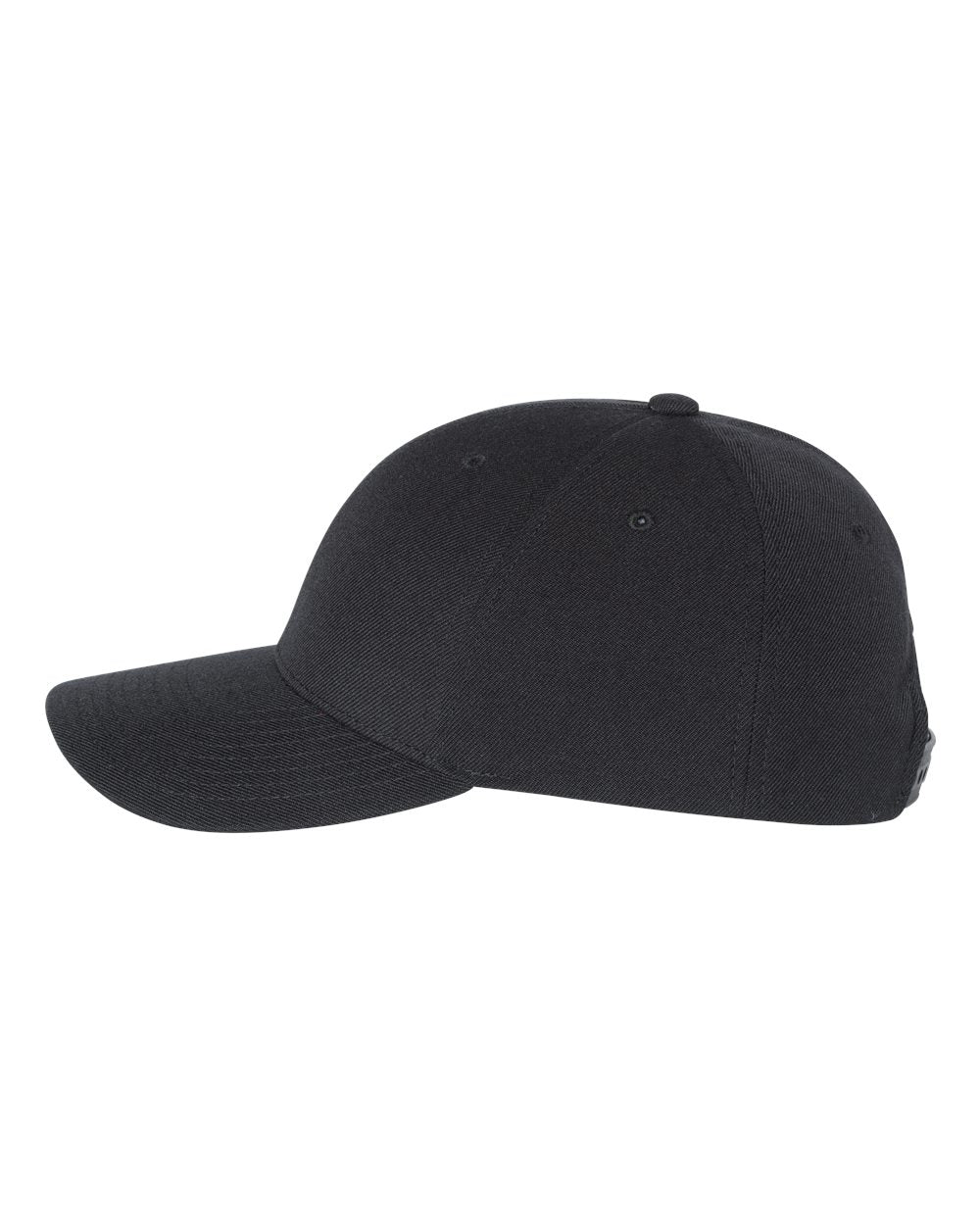 Premium Curved Bill Snapback Cap - DirectSide - B08895500 - Black