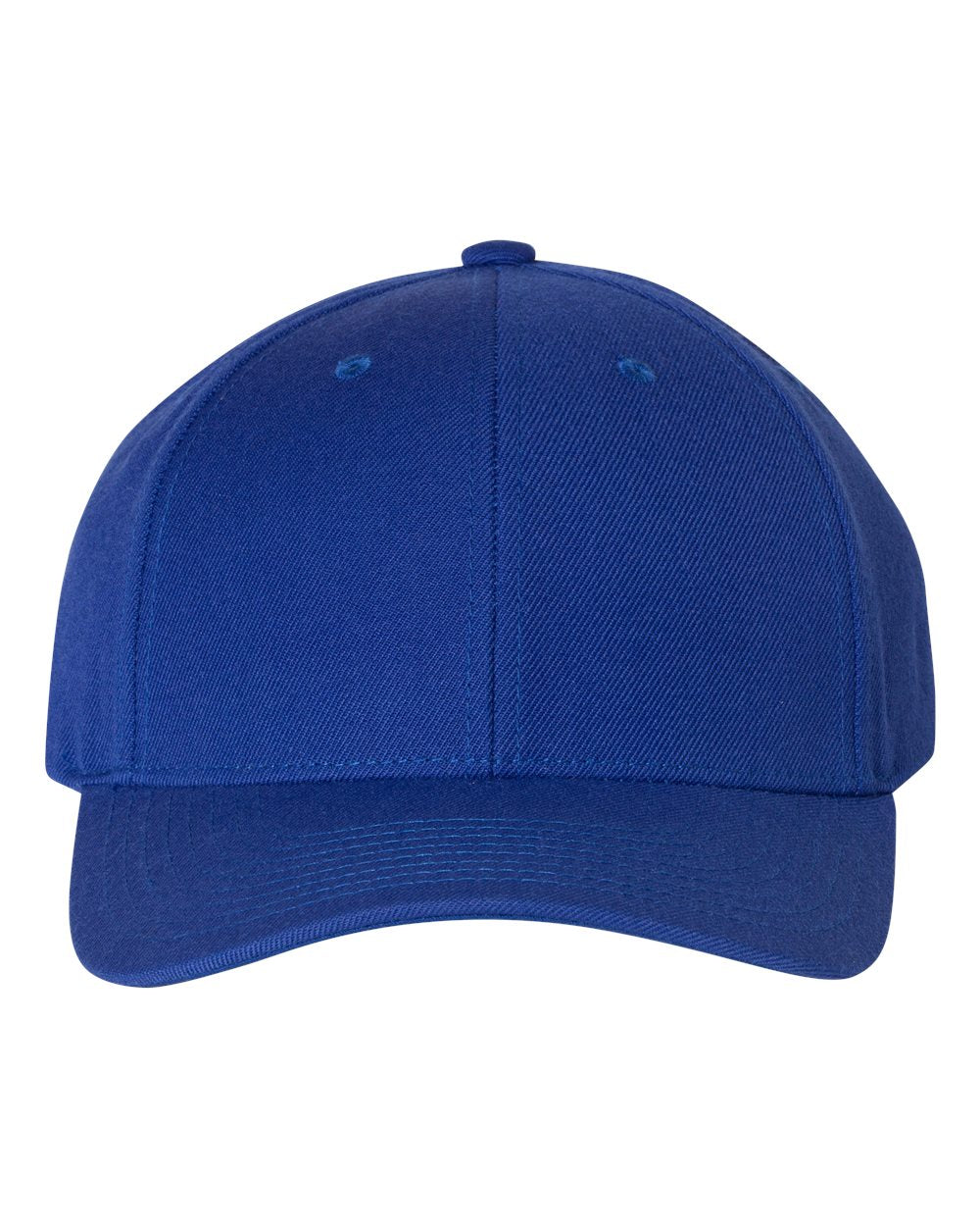 Premium Curved Bill Snapback Cap - Front - B08895750 - Royal