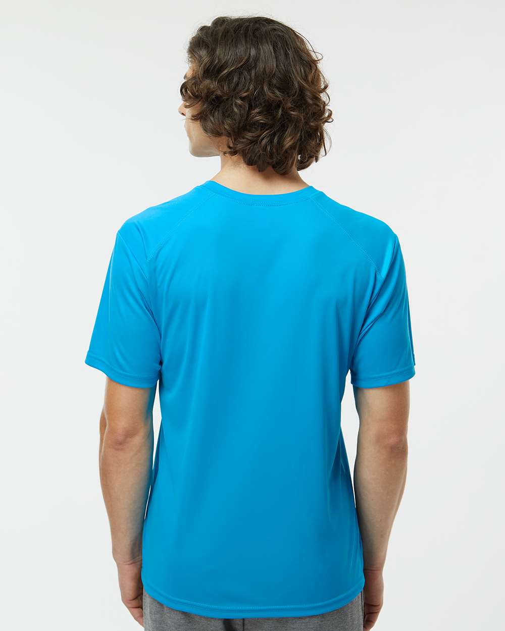 Unisex Islander Performance T-Shirt - OnModelBack - B10171763 - Turquoise