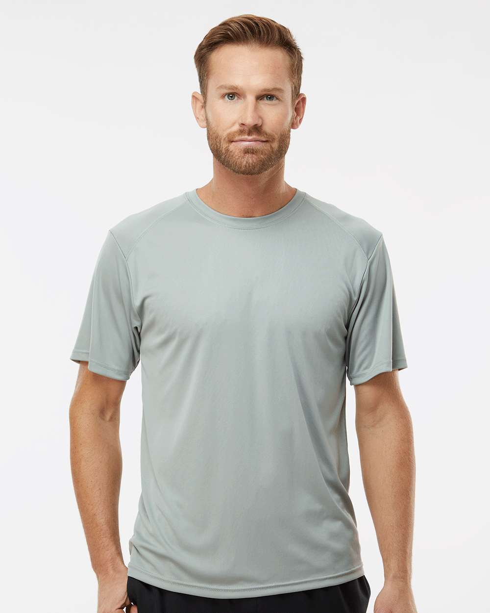 Unisex Islander Performance T-Shirt - OnModelFront - B10171113 - Medium Grey