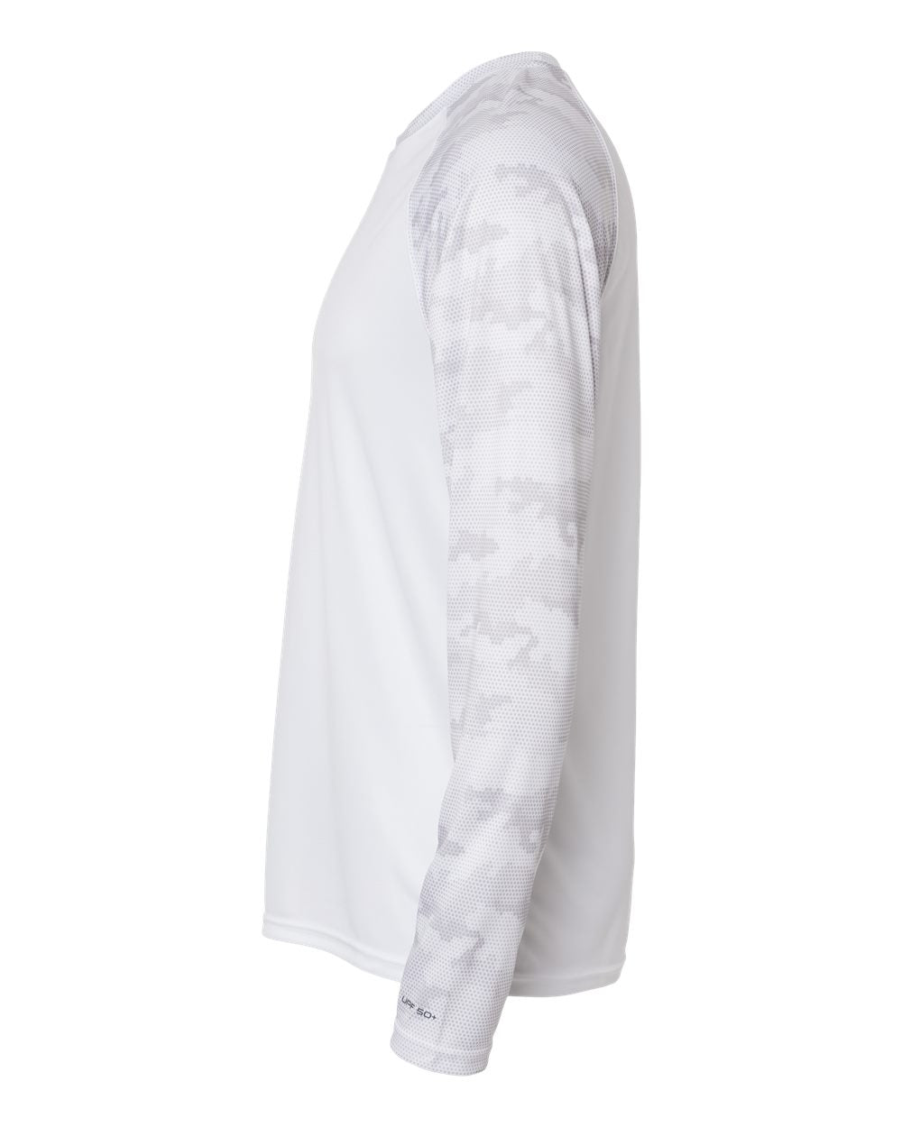 Unisex Cayman Performance Camo Colorblocked Long Sleeve T-Shirt - DirectSide - B10371002 - White