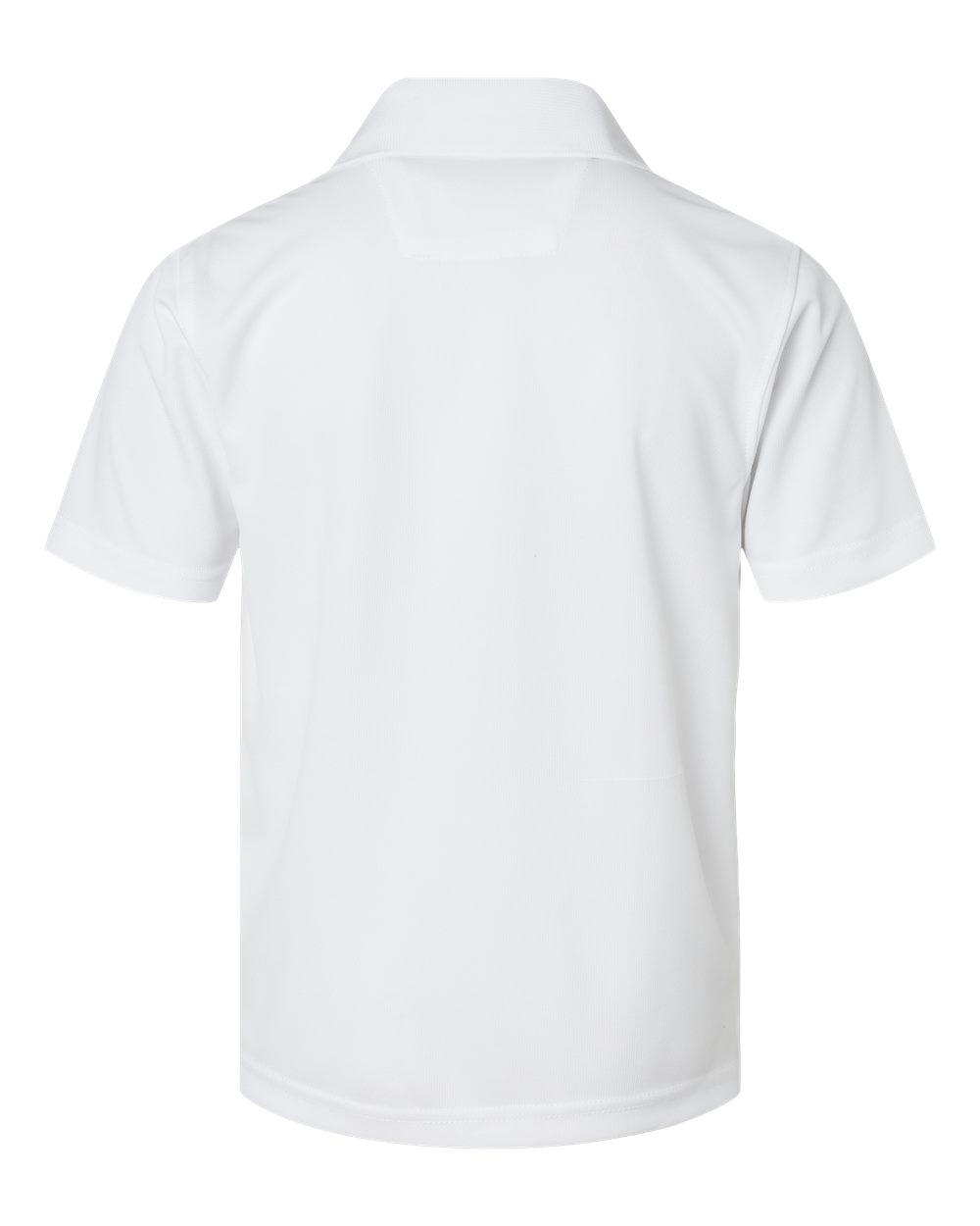 Youth Saratoga Performance Mini Mesh Polo - Back - B11171002 - White
