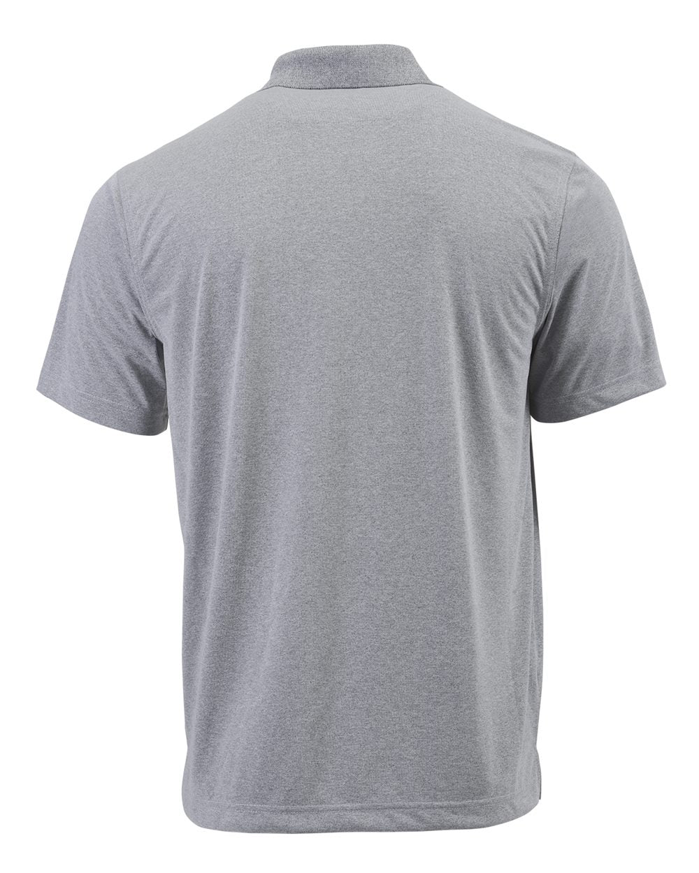 Youth Saratoga Performance Mini Mesh Polo - Back - B11171092 - Heather Grey