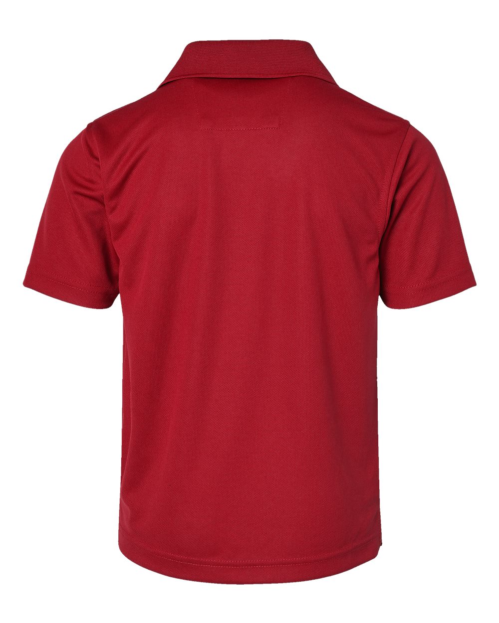 Youth Saratoga Performance Mini Mesh Polo - Back - B11171102 - Red